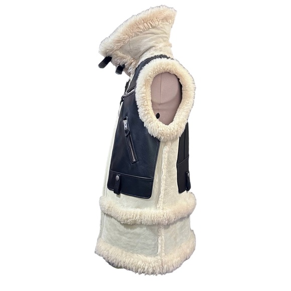 Coach Shearling Coat Vest - Picture 5 of 16